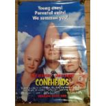 Coneheads Movie Poster, starring Tom Mison and Orlando Jones, 1999. Chicken Run Movie Poster,