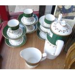 A Spode 'Green Velvet' Coffee Service.