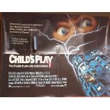 Childs Play Movie Poster, starring Catherine Hicks and Chris Sarandon, 1988.