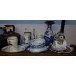 A Large Collection of Decorative Items to include vases, plates, Commemorative ware, etc.