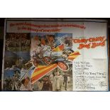 Chitty Chitty Bang Bang Movie Poster, starring Dick Van Dyke, Sally Ann Howes and Lionel Jeffries,
