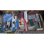 Three Boxes of Unsorted Books to include Findlaters, etc.