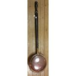 A Victorian Copper Warming Pan.