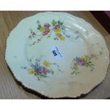 A Large Royal Worcester Plate.