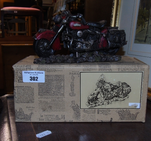 A Boxed Model of a Motorcycle by Shudehill.