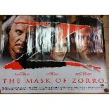 The Mask Of Zorro Movie Poster, starring Anthony Hopkins, Catherine Zeta Jones and Antonio Banderas,