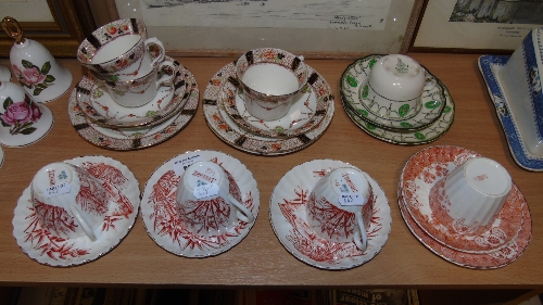 An Attractive Collection of Nine Various Victorian Tea Wares,