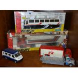 A Group of Five Large Die Cast Vehicles.
