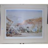 A Limited Edition Coloured Print after Russell Flint; with its pair, both unframed.
