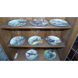 Eight Royal Grafton Collectors Plates - Wild Birds.