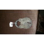 An Iron lock with Key, Walsall Locks & Cart Gear. Circa 1940-50.