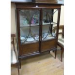 An Edwardian Mahogany Display Cabinet of Good Quality.