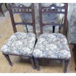 A Pair of Late 19th Century Dining Chairs.