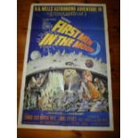 First Men in the Moon, U.S., 27X41, 64/347, In Good Condition.