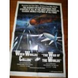 When Worlds Collide/War of the Worlds, Double Bill, R77/130, 27X41, In Very Good Condition.