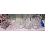 A Large Collection of Crystal & Glass to include Irish.