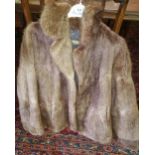 A Vintage Fur Jacket, fully lined and with Switzers of Dublin label.