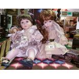 Two Porcelain Dolls.