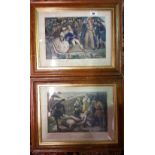 A Pair of Italian Lithographic Prints.