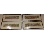 A Good Set of Well Framed Hunting Prints, 'Breaking Cover', 'End of the Hunt', 'Full Cry', and '