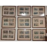 Thirty Five Coloured Etchings from 'Plain or Ringlets' and 'Romfords Hounds' after Surtees,