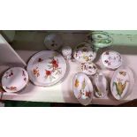 A Large Quantity of Royal Worcester Evesham Dinner Wares to include two large circular platters,