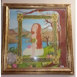 S.G. Buckley - 'Celtic Woman', a painting monogrammed SGB and with details verso. 70 x 69cm