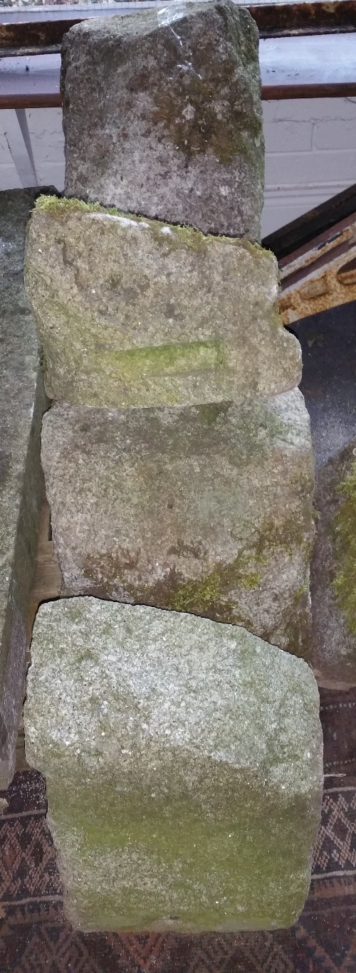 A Group of Four 19th Century Granite Stones.