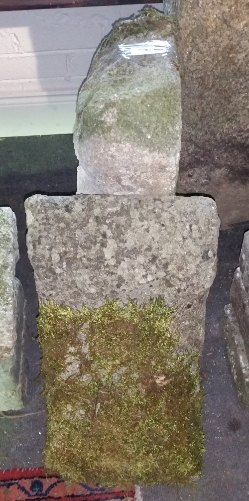 Two 19th Century Granite Corner Stones.