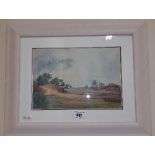 A 1930's Watercolour by Raynes - Sutton Strand. Signed l.r., 16.5 x 25cm.