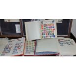 A Good Collection of Various Worldwide Stamps in Five Bindings.