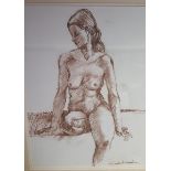 Vincent Lambe (20th/21st Century), Nude Life Study, s.l.r., 31.5 x 40.5cm.