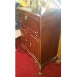 An Early 20th Century Mahogany Drinks Cabinet.