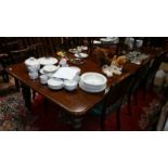 A Fantastic 19th Century Mahogany Extension Dining Table with Two Leaves.