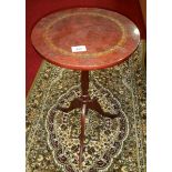 A Small Embossed Wine Table.