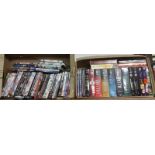 Two Boxes of DVD's & Two Boxes of Books (4).