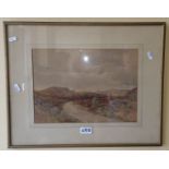 A 19th Century Watercolour Depicting a Landscape Scene, signed S.Pope.