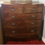 A Late Georgian Mahogany Chest of Drawers.