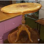 An Early 20th Century Scalloped Edge Wine Table.