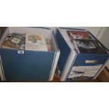 Two Boxes of Sporting Books; with an Oil of Paul McGinley and one other.(List of contents can be