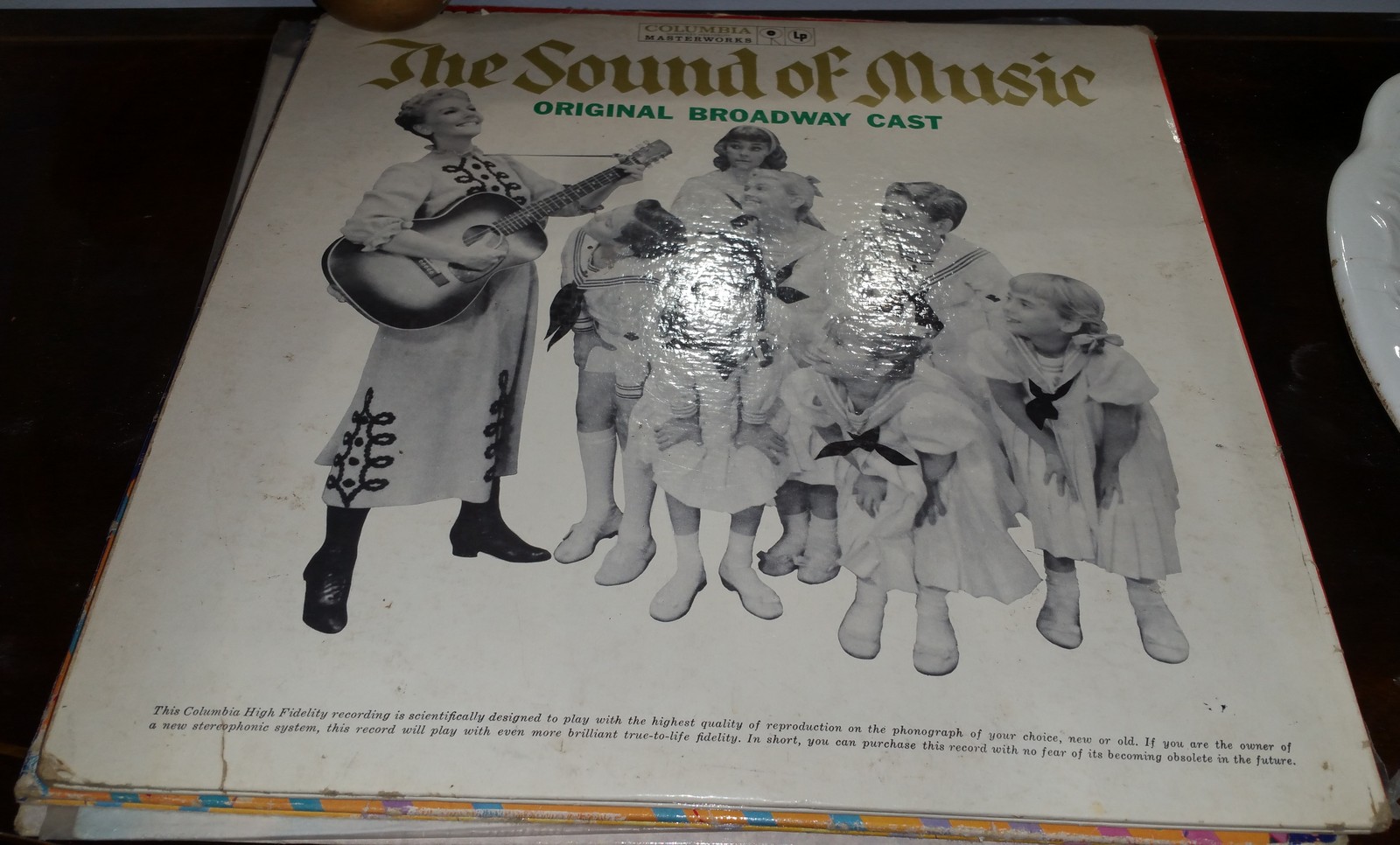 An 18th Century Staffordshire Meat Platter along with a Quantity of Vinyl Records, some Irish - Image 3 of 3