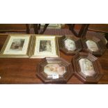A Quantity of Silk Paneled Pictures.