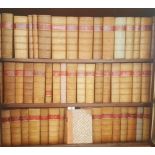 THE PUBLIC GENERAL ACTS OF THE BRITISH PARLIAMENT, London. Three shelves, approx. 50 vols. Uniform