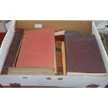 BOX LOT - includes 3 vols Works of William Makepeace Thackeray.