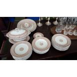 A MEAKIN 'IONA' PATTERN PART DINNER SERVICE.