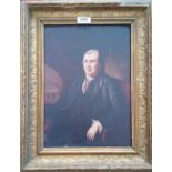 A.T.O. A COLOURED PORTRAIT of a gentleman, framed. 15" x 19".