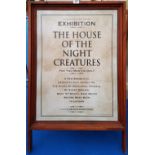 'THE HOUSE OF NIGHT CREATURES' SANDWICH BOARD.