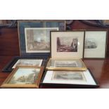 A QUANTITY OF 19TH CENTURY ENGRAVINGS of mostly Irish and Dublin scenes.