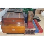 A LARGE QUANTITY OF BOXES 19th century and later, various mediums.