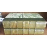 MEMOIRS - THE ANTHROPOLOGICAL SOCIETY OF LONDON 1863-6, 2 vols, quarter-leather and marbled